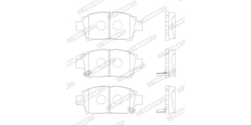 Brake Pads Front Chana Maxi (08 ) Geely Mk (10 ) Gwm M4 (14 ) Haval H1 (17 ) Toyota Mrz (01 ) Pri...