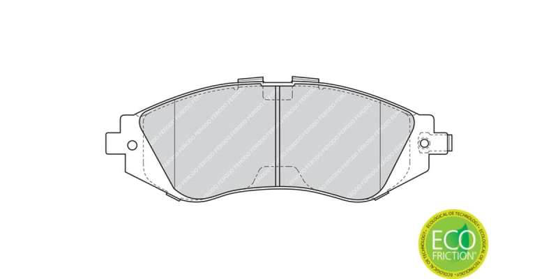 Brake Pads Front Chev Aveo (03 17) Optra (03 ) Vivant (03 ) Daewoo Cielo,Espero,Lanos,Nubira (95 ...