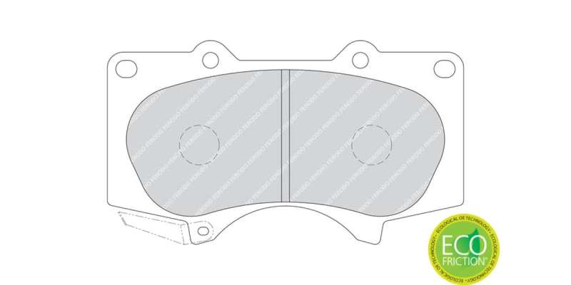Brake Pads Front Toyota Hilux Prado FJ Cruiser Fortuner VARIOUS (FDB1698)