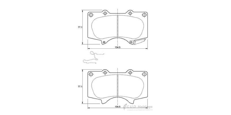 Brake Pads Front Chev Sonic (11 ) Spark Lite (10 ) Proton Savvy (06 ) (SAFELINE D3554S) (SET LH &...
