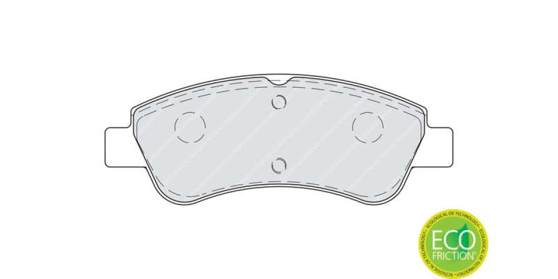 Brake Pads Front Citroen C2 (04 10) C3 (02 15) C4 (04 10) Ds3 (10 15) Xsara (01 05) Berlingo Peug...
