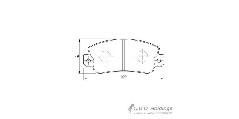 Brake Pads Front Dacia Crystal Van,Elan,Magic (95 98) (SAFELINE D163S) (SET LH & RH Wheel)