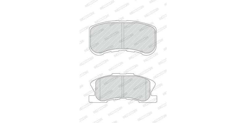 Brake Pads Front Daihatsu Cuore (99 01) Sirion (98 05) YRear Vented (01 06) Datsun Go (14 ) (FERO...
