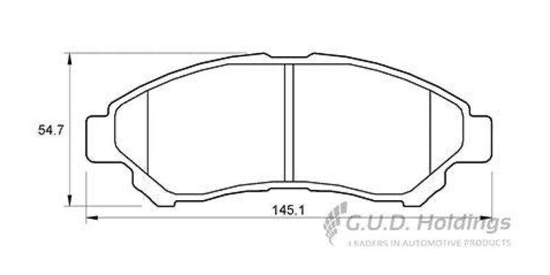 Brake Pads Front Daihatsu Gran Max (09 ) Suzuki Sx4 (08 ) (SAFELINE D3767S) (SET LH & RH Wheel)