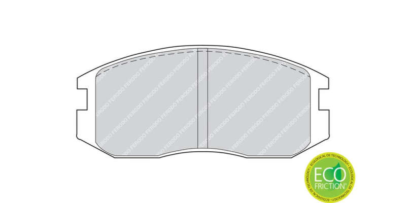 Brake Pads Front Daihatsu Terios (97 06) Terios 1.5 (06 15) (FERODO FDB759) (SET LH & RH Wheel)