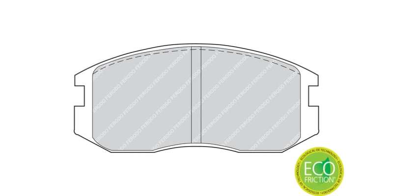 Brake Pads Front Daihatsu Terios (97 06) Terios 1.5 (06 15) (FERODO FDB759) (SET LH & RH Wheel)