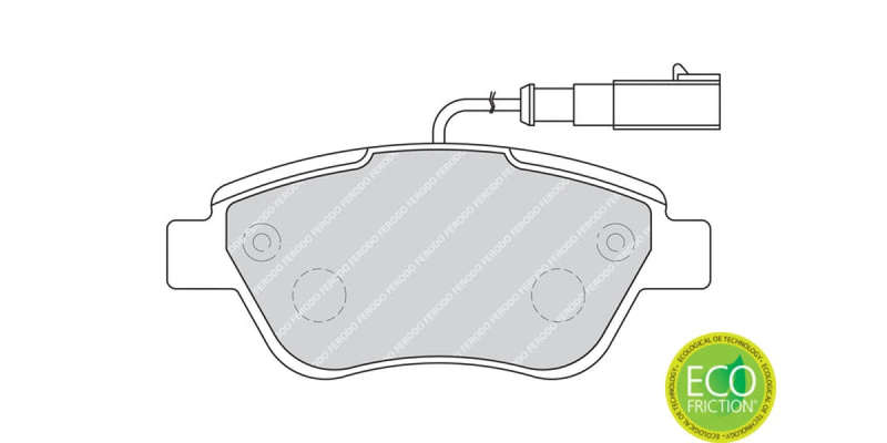 Brake Pads Front Fiat 500 (13 ) Grande Punto (05 ) Punto (10 ) Qubo (13 ) Fiorino (12 ) (FERODO F...