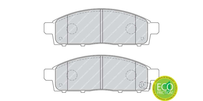 Brake Pads Front Fiat Fullback (16 ) Mitsubishi Pajero (00 07) Triton (07 15) (FERODO FDB4023) (S...