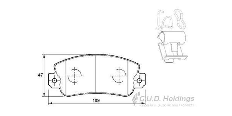 Brake Pads Front Fiat Uno,Cento,Fire,Mia,Pacer (1990 2000) Renault Espace [2] (1992 1996) (SAFELI...