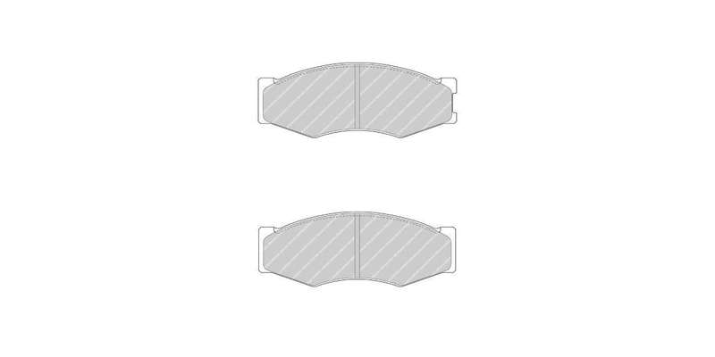 Brake Pads Front Ford Courier (86 00) Ranger (03 06) Isuzu Kb160,200,Frontier (89 94) Kb250 (00 0...