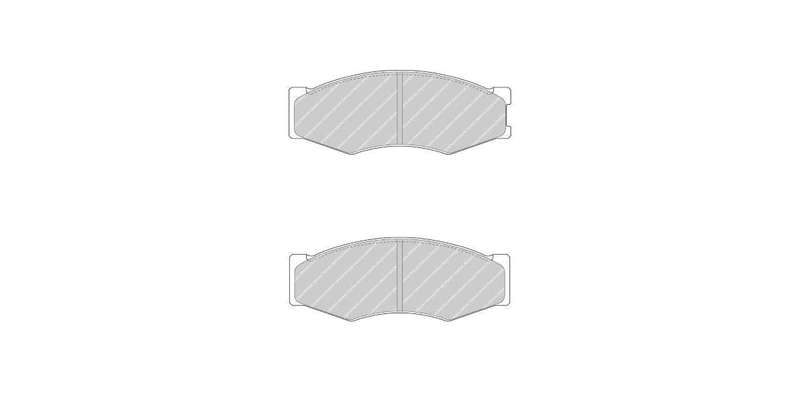 Brake Pads Front Ford Courier (86 00) Ranger (03 06) Isuzu Kb160,200,Frontier (89 94) Kb250 (00 0...