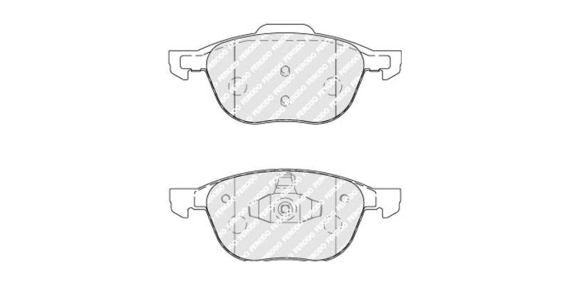 Brake Pads Front Ford Ecosport (13 ) Focus [2][3] (05 15 ) Kuga (11 ) Mazda 3 (04 14) Volvo C30,C...