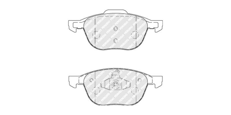 Brake Pads Front Ford Ecosport (13 ) Focus [2][3] (05 15 ) Kuga (11 ) Mazda 3 (04 14) Volvo C30,C...