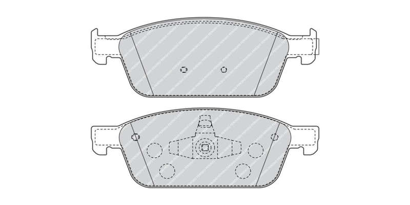 Brake Pads Front Ford Figo (15 ) Focus [3] (12 ) Kuga [2] (13 ) Tourneo (14 ) Transit (16 ) (FERO...