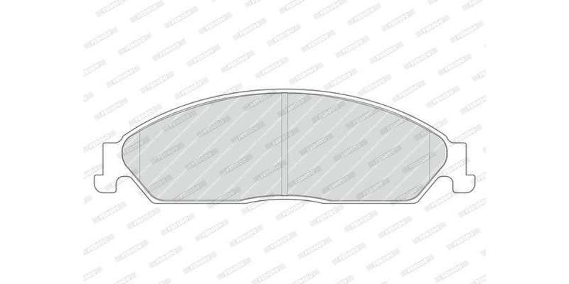 Brake Pads Front Ford Territory 4.0I 4X2 L6 (05 07) (FERODO FDB1942) (SET LH & RH Wheel)
