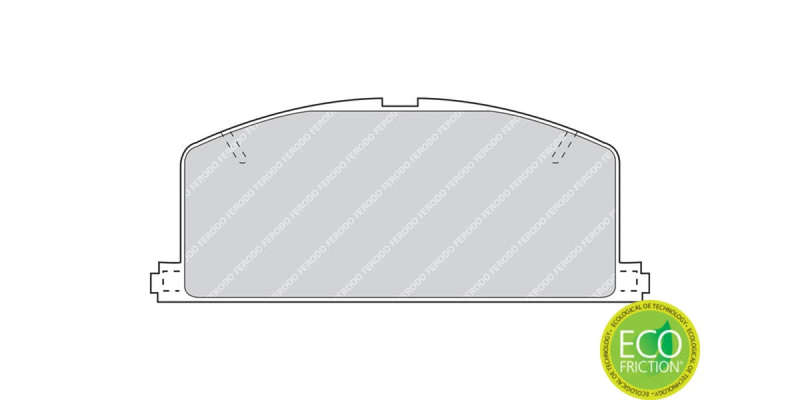 Brake Pads Front Geely Ck1 (07 09) Toyota Conquest,Corolla (86 02) (FERODO FDB308) (SET LH & RH W...