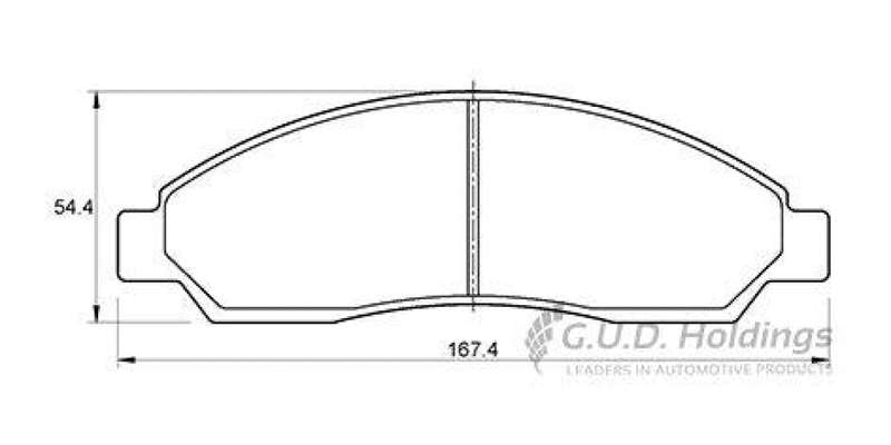 Brake Pads Front Gwm H5 (11 16) Steed (07 11) Isuzu Kb [P190] D Teq (04 13) (SAFELINE D3502S) (SE...