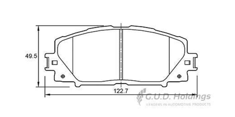 Brake Pads Front Front Haval H1 (17 ) Toyota Prius (05 11) Yaris (05 16) (SAFELINE D3576S) (SET L...