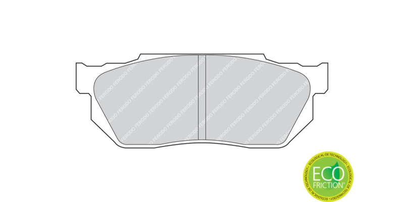 Brake Pads Front Honda 150 Sohc,Prelude (89 92) (FERODO FDB300) (SET LH & RH Wheel)