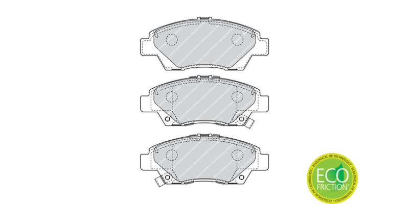Brake Pads Front Honda Ballade 1.5 (11 ) Cr Z (10 ) Insight (10 ) Jazz [3][4] 08 ) Mobilio (14 ) ...
