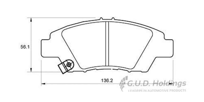 Brake Pads Front Honda Ballade 1.5 (11 ) Cr Z (10 ) Insight (10 ) Jazz [3][4] 08 ) Mobilio (14 ) ...