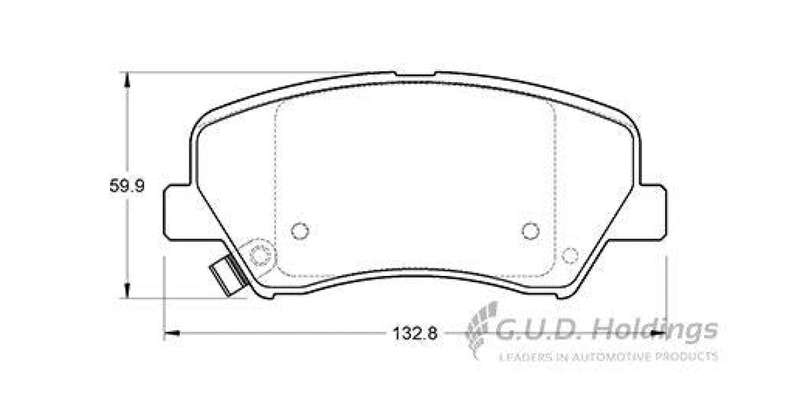 Brake Pads Front Hyundai Accent Iv (11 ) Elantra (11 ) I20 [2] (15 ) Kia Cerato [2][ (09 ) Rio [3...