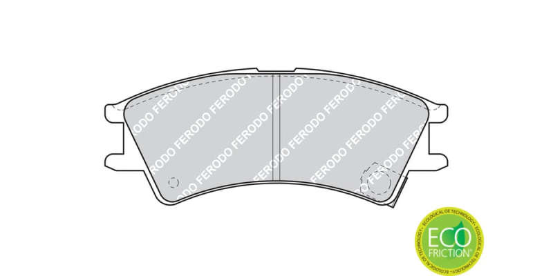 Brake Pads Front Hyundai Atos 1.0I,1.1I (99 13) (FERODO FDB1326) (SET LH & RH Wheel)