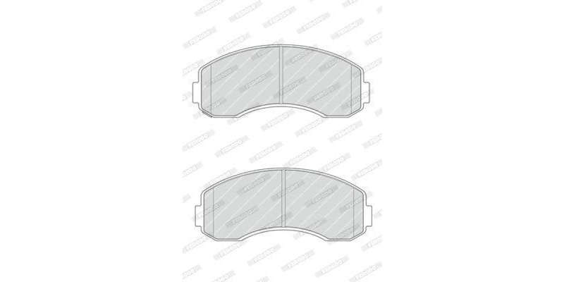 Brake Pads Front Hyundai H1 (09 ) Kia K2700 (01 ) (FERODO FDB1860) (SET LH & RH Wheel)