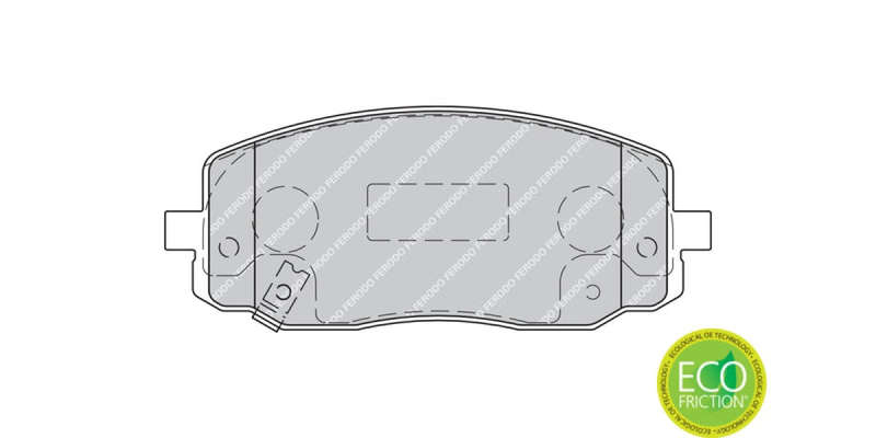 Brake Pads Front Hyundai I10 & Facelift (09 13) Kia Picanto (04 11) (FERODO FDB1783) (SET LH & RH...