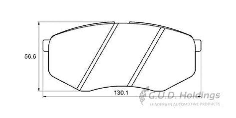 Brake Pads Front Hyundai Ix35 (10 ) Kia Soul [2] (15 ) (SAFELINE D3814S) (SET LH & RH Wheel)