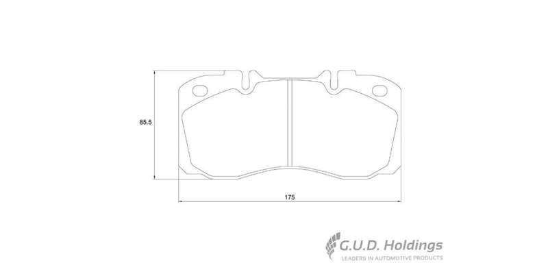 Brake Pads Front Iveco Daily 70C15 (14 ) Eurocargo (2008 ) (SAFELINE D4209S) (SET LH & RH Wheel)