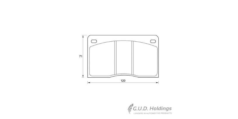 Brake Pads Front Jaguar Xj6 Executive (Xk) (74 80) (SAFELINE D244S) (SET LH & RH Wheel)