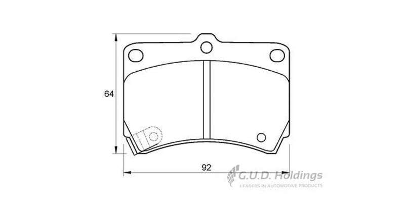 Brake Pads Front Front Kia Carens,Clarus,Rio,Shuma,Spectra (1998 2005) (SAFELINE D3558S) (SET LH ...
