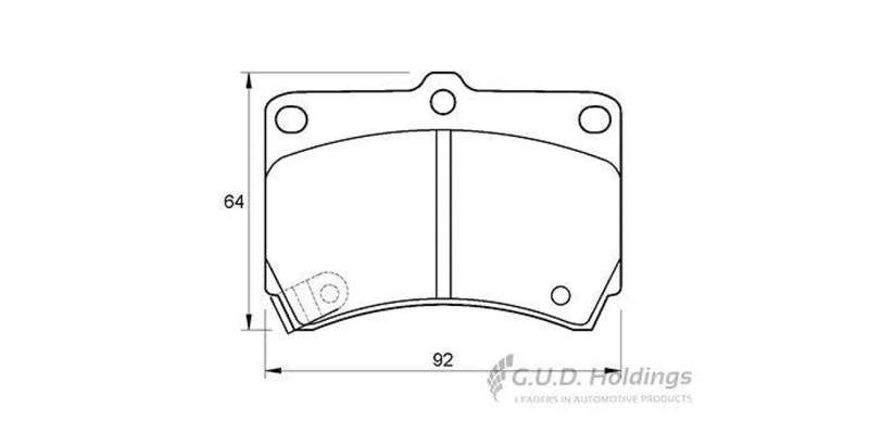 Brake Pads Front Front Kia Carens,Clarus,Rio,Shuma,Spectra (1998 2005) (SAFELINE D3558S) (SET LH ...