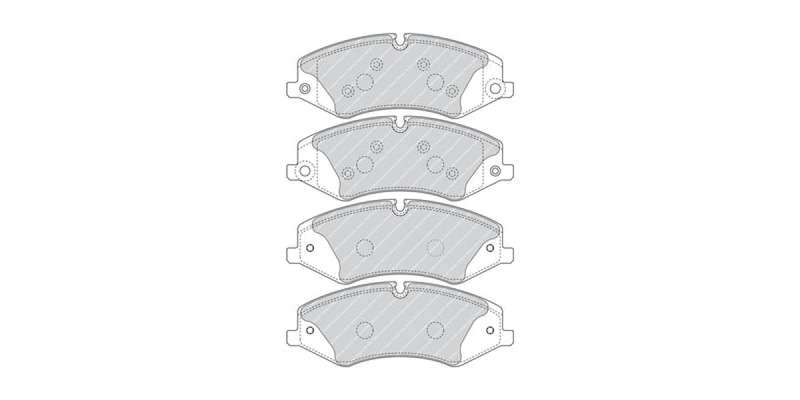 Brake Pads Front Landrover Discovery [4] (09 ) Ranger Rover (10 ) Sport (09 ) (FERODO FDB4455) (S...