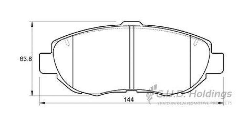 Brake Pads Front Lexus Gs300 (98 05) Is200 (99 04) Is300 (01 05) Sc430 (01 10) Toytoa Altezza 2.0...
