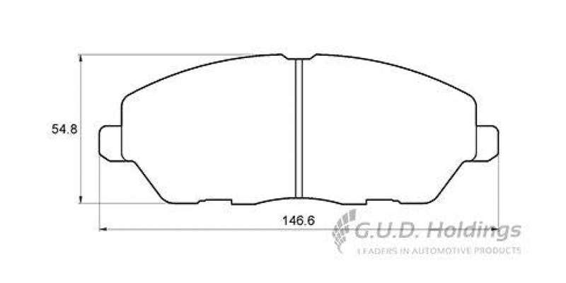 Brake Pads Front Mahindra Genio (2011 ) Quanto (24 16) Xylo (09 ) (SAFELINE D3894S) (SET LH & RH ...