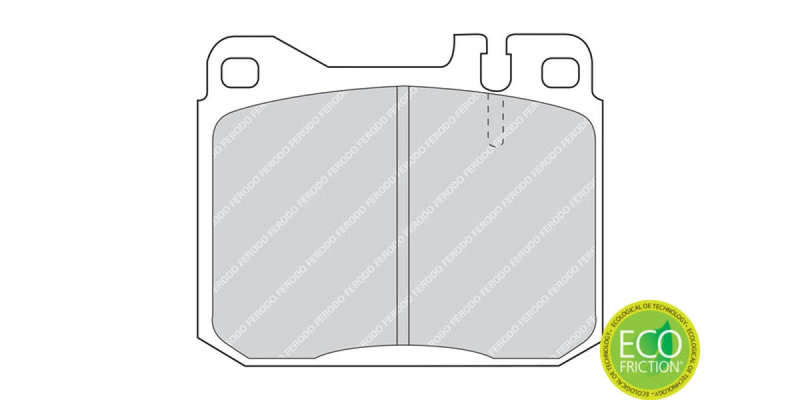 Brake Pads Front Mercedes 2 3 4 500 Series [W123 W126] (77 93) (FERODO FDB243) (SET LH & RH Wheel)