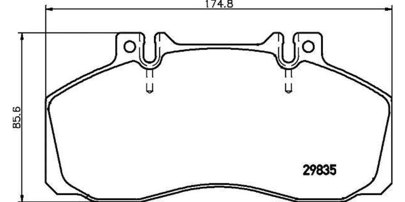 Brake Pads Front Mercedes Benz Sprinter 5 T Platform Chassis (905)616 Cdi (905.612, 905.613, 905....