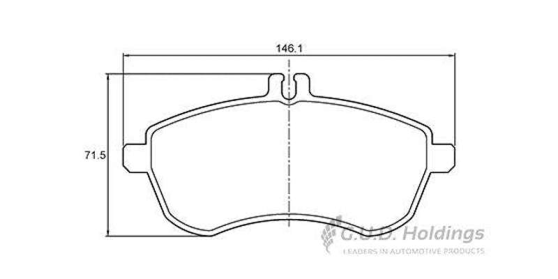 Brake Pads Front Mercedes C Class (07 15) [W204] E250 (09 17) Slk 200 250 [R172] (11 ) (SAFELINE ...