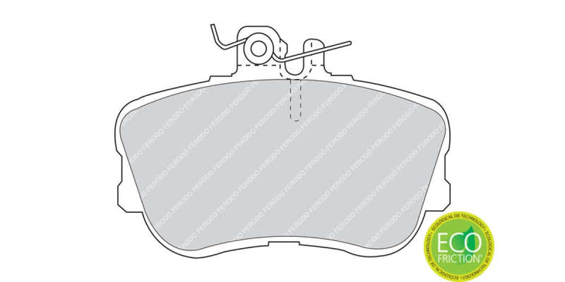 Brake Pads Front Mercedes C Class [W202] (94 00) (FERODO FDB854) (SET LH & RH Wheel)