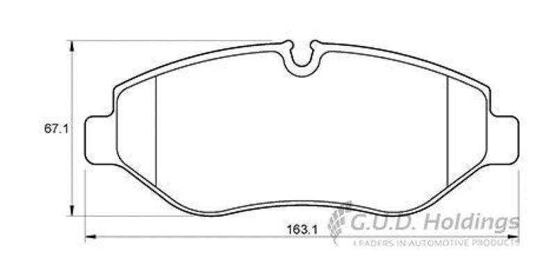 Brake Pads Front Mercedes Viano (03 ) Sprinter 3 Series (07 ) Vito (04 ) Vw Crafter 35 50 (06 ) (...