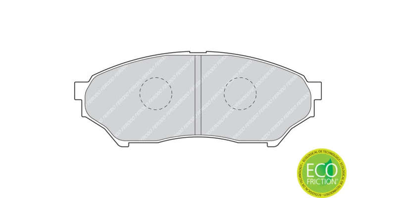 Brake Pads Front Mitsubishi Pajero (95 02) (FERODO FDB1596) (SET LH & RH Wheel)