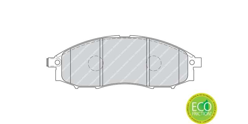 Brake Pads Front Nissan Hardbody (99 02) Navara (09 ) Np300 (09 ) (FERODO FDB1745) (SET LH & RH W...