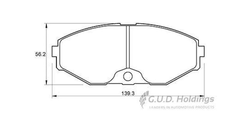 Brake Pads Front Nissan Maxima (SAFELINE D4034S) (SET LH & RH Wheel)