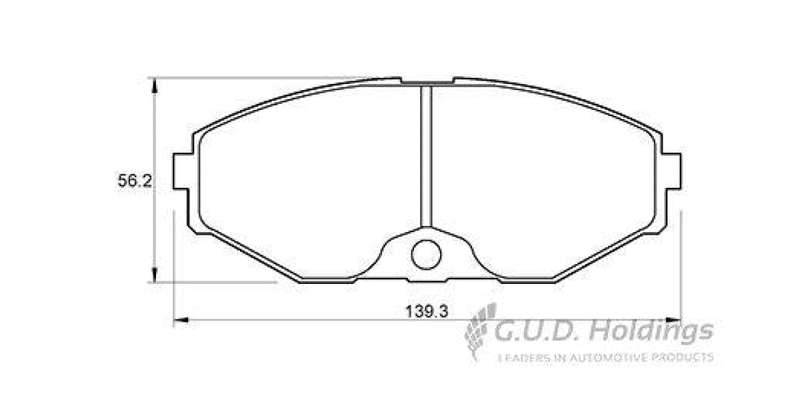Brake Pads Front Nissan Maxima (SAFELINE D4034S) (SET LH & RH Wheel)