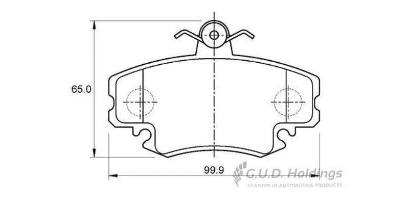 Brake Pads Front Nissan Np200 (08 ) Renaul Clio [2] (01 09) Logan (08 )Megane (97 99) Sandero (09...