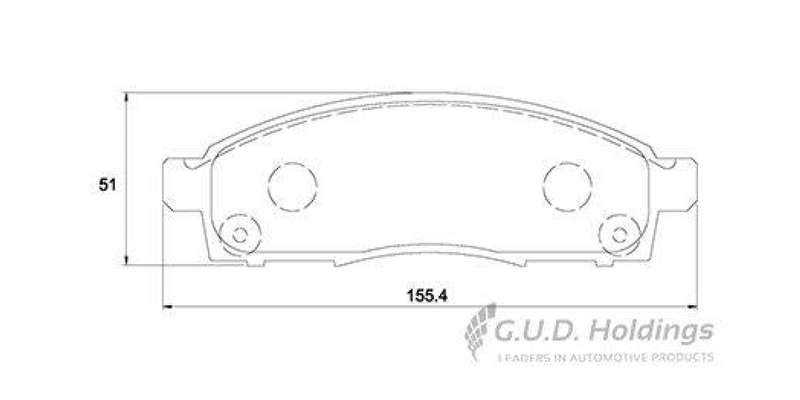 Brake Pads Front Nissan Nv200 1.5,1.6 (13 ) (SAFELINE D4096S) (SET LH & RH Wheel)