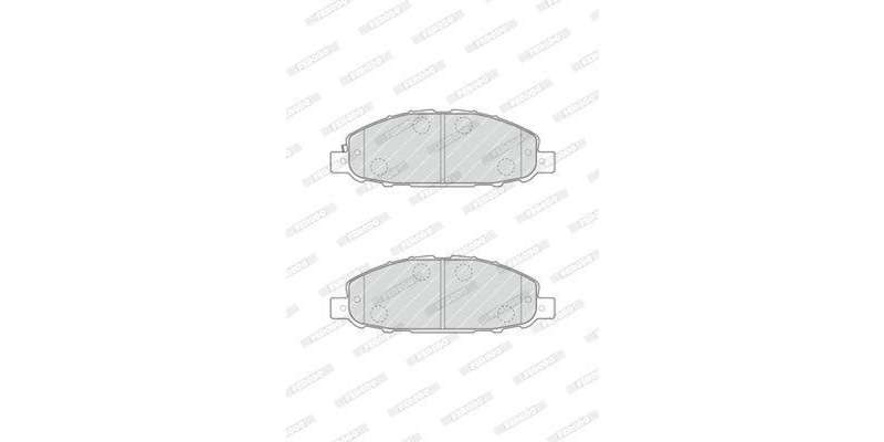 Brake Pads Front Nissan Nv350 Impendulo Panelvan (13 ) (FERODO FDB4333) (SET LH & RH Wheel)