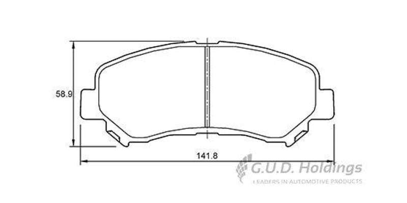 Brake Pads Front Nissan Qashqai [1] (11 ) X Trail [2] (08 ) Suzuki Kizashi (11 ) (SAFELINE D3700S...
